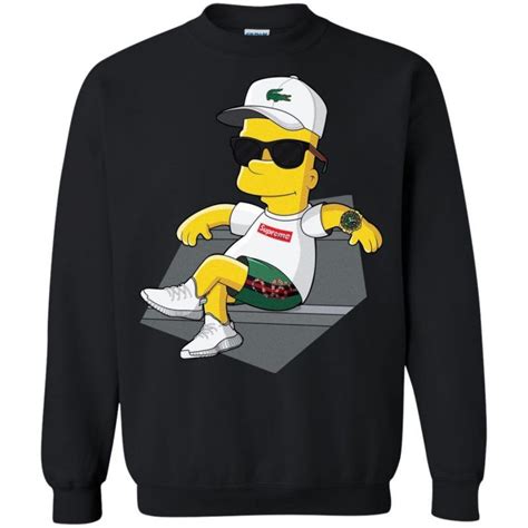 bart simpson with lacoste hat yeezy shoes gucci snake png|sb bart simpson shoes.